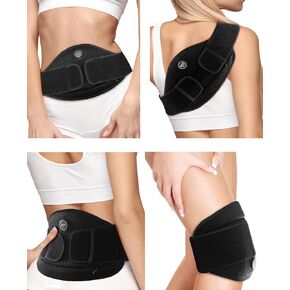 uncn Portable Heating Pad for Cramps, Back Pain Relief, Cordless Period Menstrual Heating Pad Electric Waist Belt Wireless Rechargeable Belly Wrap Wearable Washable, Gifts for Girlfriend Women Mom
