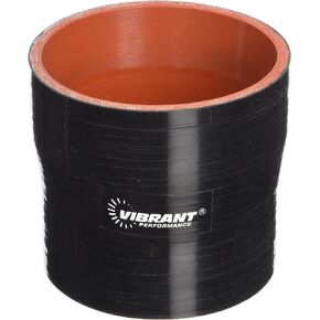 Vibrant Performance Power 2773 Hose Coupler, Silicone, 4ply Aramid Reinforced, Straight, Reducer, Transition, 3.00 in. Inlet I.D, 2.75 in. Outlet I.D, 3.00 in. Overall Length, Black, each