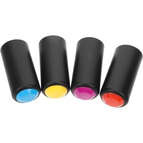 4pcs Microphone Battery Cover Wireless mic Microphone Wireless for Speaking Plastic 58 mic Stand Cup Holder Microphone Covers Foam Replacement mic Screw on Cover Microphone Part