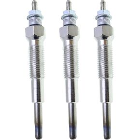 Jeenda 3PCS Glow Plug 185366190 TPN257 185366060 Compatible with Perkins 104-22 KR 100 400 Series 103.07 103.10 404D-22 403A-15 403D-15 403D-15T 404D-22404F-22 404F-22T