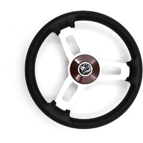 WH003Pro 13-1/2 Inch Aluminum Alloy Three Spoke Marine Boat Steering Wheel in Kuwait