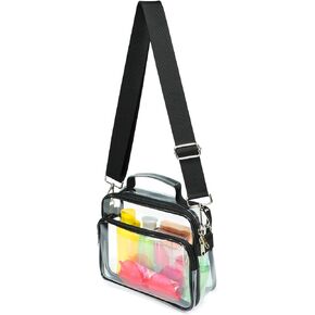 Mildbeer Clear Small Purse, Stadium Approved Clear Mini Tote for Women Concerts, Festivals, Sporting Events