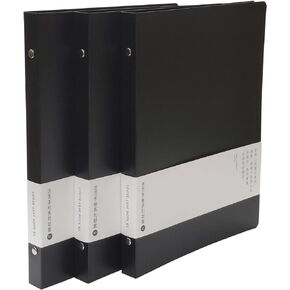 3 عبوات A5 A6 B5 غطاء حلقة دائرية 6 حلقات 9 حلقات PVC أغطية قابلة لإعادة الملء دفتر فضفاض أوراق الموثق حامي (الورق الداخلي غير متضمن A5)