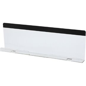 Multifunctional Monitor Memo Board,Clear Screen Memo Board,Sticky Note Holder,Transparent Memo Phone Holder,Computer Monitor Message Board for Office Home (White)