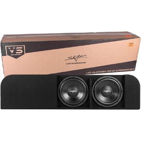 Skar Audio Dual 10" Loaded Subwoofer Enclosure Compatible with 2015-2025 Ford SuperCrew Crew Cab Trucks