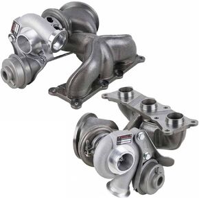 Pair Stigan Turbo w/Turbocharger Gaskets For BMW 335i 335xi 335is E90 E92 E93 N54 - Stigan 842-0090 New