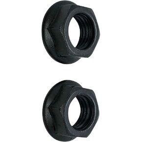 14mm Crank Arms Nuts for Bicycle Bottom Bracket Cotterless Crank Axle Threaded 2 Nuts