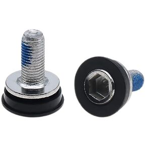 Hex Crank Arm Fixing Bolts 8mm Screw Crank Bolts Capless Bottom Bracket for Bicycle Square Hole Crankset Bottom Bracket(2 PCS)