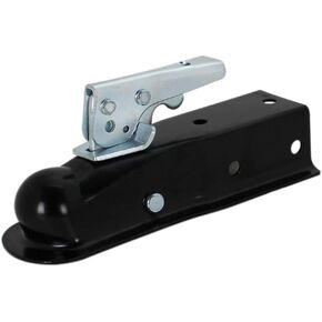 Quick Products QP-HS3025Z Zinc Trigger-Style Trailer Coupler - 2" Ball, 3" Channel - 3,500 lbs.