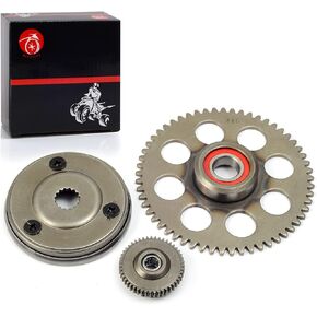 Starter Clutch Gear Kit For Polaris Sportsman 90 2010-2014 Sportsman 110 2016-2021 Outlaw 90 2007-2014 Outlaw 50 2008-2019 Outlaw 110 2016-2021 0453466 0454961 0455258 0450178