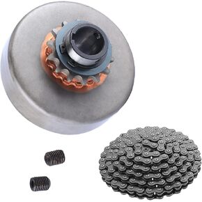 1" Centrifugal Clutch 1 Inch Bore 14 Tooth Fits #40/41/420 Chain for Go Karts Mini Bikes Lawnmower Heavy Engine Up to 13 HP