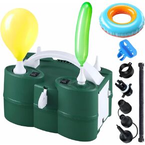 Growsun Electric Balloon Pump Garland Arch Kit with Pump 100V 600W Air Inflator w/Balloons Tape Strip for Party Decoration