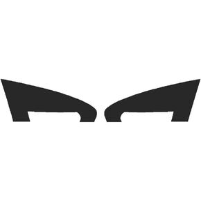 SlickMod Precut Vinyl Tint Overlay for 2006-2008 BMW 3 Series E90 Sedan Reverse Taillight Signal (LCI Style) (Red)