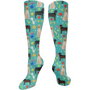 Chegna Labrador Retriever Toys Dog Dogs Dog Black Lab Yellow Lab Chocolate Lab Dog Dog Desig جوارب ضغط للنساء والرجال الدورة الدموية 15-20 مم زئبق هو أفضل دعم للجري الرياضي وركوب الدراجات in Kuwait