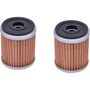 2PK KN142 HF142 Oil Filter for Yamaha YFM350 YFM350R YFP350 YFM350X YFM350FW YFM350FX YFM400FW YFM400 TTR250 YZ250F YZ400F YZ426F WR426F WR400F WR250F 1UY-13440-02-00 1UY-13440-01-00