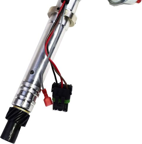 A-Team Performance - Pro Billet Series - Compatible with CHEVY GMC Chevrolet SBC BBC V8 327 350 396 454 Ready to Run Distributor with Fixed Collar R2R Red Cap in Saudi Arabia