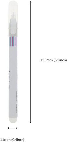 Two Color Line Pen'' twiink'' Different 4 Colors Pattern Set (Pink x Ligh Blue, Violet x Pink, Light Blue x Orange, Pink x Green) in Saudi Arabia
