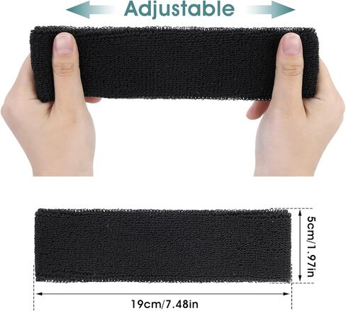 4 Pcs Sport Kids Headbands,Sweat Headband for Boys Girls Athletic Elastic Headbands Colorful for Football Basketball Headband,Over 5 Years Old in Saudi Arabia