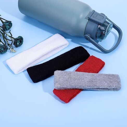4 Pcs Sport Kids Headbands,Sweat Headband for Boys Girls Athletic Elastic Headbands Colorful for Football Basketball Headband,Over 5 Years Old in Saudi Arabia
