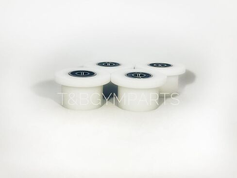 Total Gym Wheels/Rollers Qty. 4 for Models 1000, 1100, 1400, 1500, 1600, 1700, 1800, 1900, Achiever, Force, Gold, Max, Platinum, Platinum Plus, Pro, Supra, Supreme, Ultima, Ultra, XLI in Kuwait