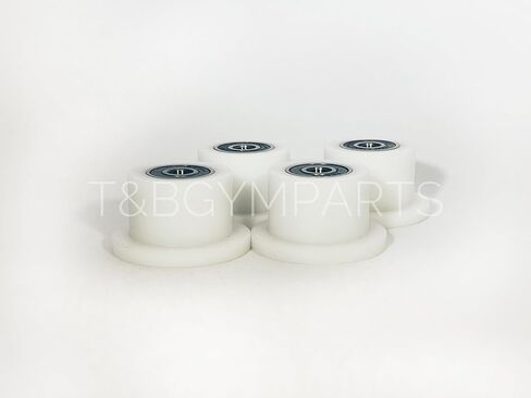 Total Gym Wheels/Rollers Qty. 4 for Models 1000, 1100, 1400, 1500, 1600, 1700, 1800, 1900, Achiever, Force, Gold, Max, Platinum, Platinum Plus, Pro, Supra, Supreme, Ultima, Ultra, XLI in Kuwait