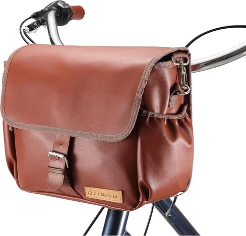 sixthreezero Bike Bag for Front Frame or Rear Rack Mount, Waterproof Messenger Bag Clip On Bicycle Pannier with Shoulder Strap in Kuwait