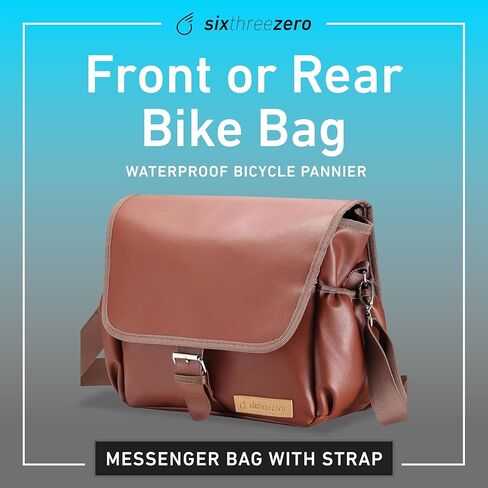 sixthreezero Bike Bag for Front Frame or Rear Rack Mount, Waterproof Messenger Bag Clip On Bicycle Pannier with Shoulder Strap in Kuwait