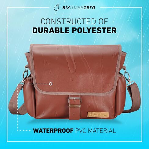 sixthreezero Bike Bag for Front Frame or Rear Rack Mount, Waterproof Messenger Bag Clip On Bicycle Pannier with Shoulder Strap in Kuwait