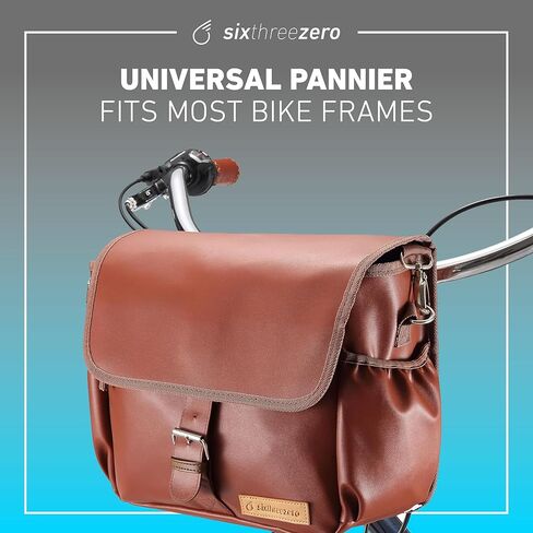 sixthreezero Bike Bag for Front Frame or Rear Rack Mount, Waterproof Messenger Bag Clip On Bicycle Pannier with Shoulder Strap in Kuwait