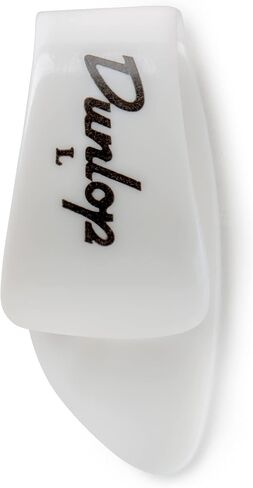 JIM DUNLOP 9002R White Plastic Thumbpicks, Medium, 12/Bag in Saudi Arabia