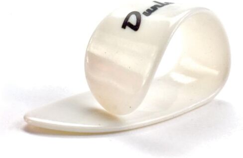 JIM DUNLOP 9002R White Plastic Thumbpicks, Medium, 12/Bag in Saudi Arabia
