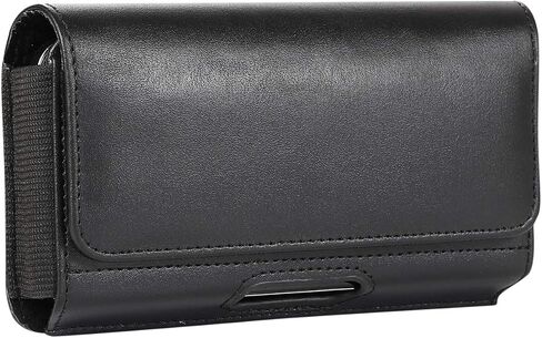 PU Leather Phone Holster Belt Case for Samsung Galaxy S24 Ultra S23 Ultra S22 Ultra A03S A14 A13 A12 A32 5G A23 Note 20 Ultra, Moto G Stylus 5G G Power 2023 2022 G Pure TCL 40XL Belt Clip Pouch Holder in Saudi Arabia