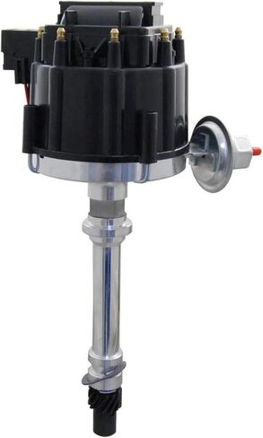 موزع HEI جديد متوافق مع Chevy GM 1955-1983 1984 1985 1986 SBC 283 305 307 327 350 400 BBC 396 427 454 V8 Gas OHC W/Black Cap JM6501 HEID-G9000BK-1 66941CC موزع إشعال عالي الطاقة in Kuwait