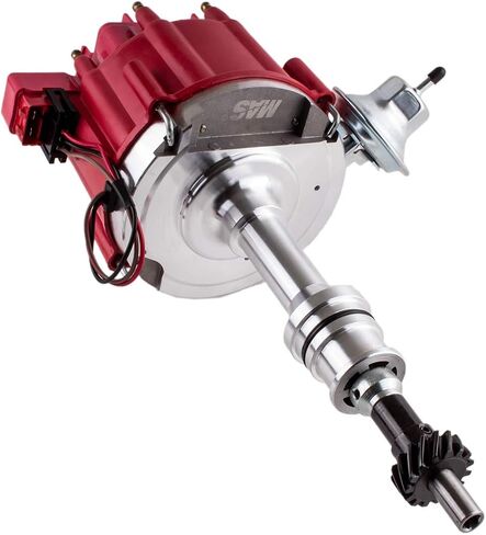 موزع الإشعال MAS مع غطاء ودوار متوافق مع Ford 351C 351M 400 429 460 HEI 65,000 Volt Coil KA-1046013 PE332U JM6506BL 351CBLHEI0 in Kuwait
