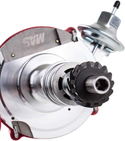 موزع الإشعال MAS مع غطاء ودوار متوافق مع Ford 351C 351M 400 429 460 HEI 65,000 Volt Coil KA-1046013 PE332U JM6506BL 351CBLHEI0 in Kuwait