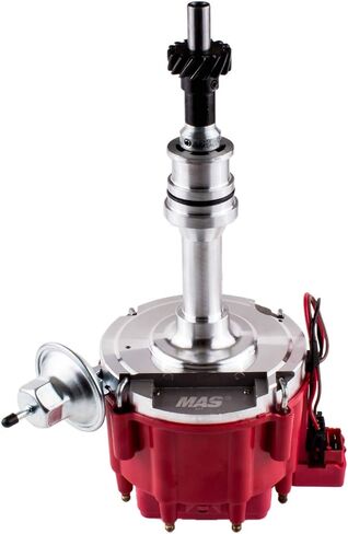 موزع الإشعال MAS مع غطاء ودوار متوافق مع Ford 351C 351M 400 429 460 HEI 65,000 Volt Coil KA-1046013 PE332U JM6506BL 351CBLHEI0 in Kuwait