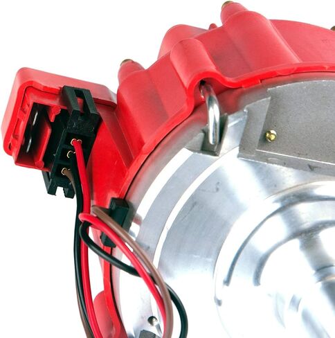 موزع الإشعال MAS مع غطاء ودوار متوافق مع Ford 351C 351M 400 429 460 HEI 65,000 Volt Coil KA-1046013 PE332U JM6506BL 351CBLHEI0 in Kuwait