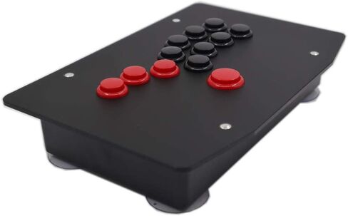 RAC-J500B-PS جميع الأزرار عصا التحكم في ألعاب الفيديو لأجهزة PS4/PS3/PC Sanwa OBSF-24 30 in Kuwait