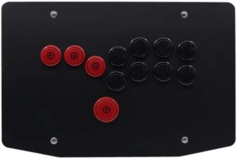 RAC-J500B-PS جميع الأزرار عصا التحكم في ألعاب الفيديو لأجهزة PS4/PS3/PC Sanwa OBSF-24 30 in Kuwait