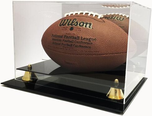 Deluxe Acrylic Football Display Case with Mirror in Saudi Arabia