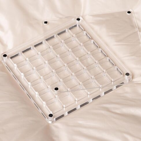 Acrylic Magnetic Seashell Display Box, Seashell Display Box, Double-Sided Magnetic Seashell Display Box, Clear Acrylic Diamond Gemstone Jewelry Storage Display Box（36 Grids ） in Kuwait