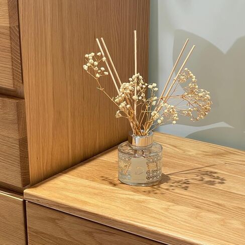 Clean Linen Scent Diffuser with Nice Diffuser Sticks,Strong Scented Reed Diffusers for Home,Elegant Scent with Flower Wood Fragrance,Smell Good for Home,Office Desk Decor,150ml Diffuser Oil in Saudi Arabia