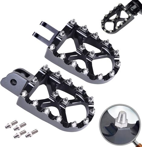 M8 Motorcycle Foot Pegs For Harley Low Rider S / Softail Slim FLSL 107 / Lower Rider FXLR 107 / Street Bob FXBB 107 / Fat Bob FXRB 107/ Sport Glide FLSB 107 / FXLRS 2018-2022 (Black) in Kuwait