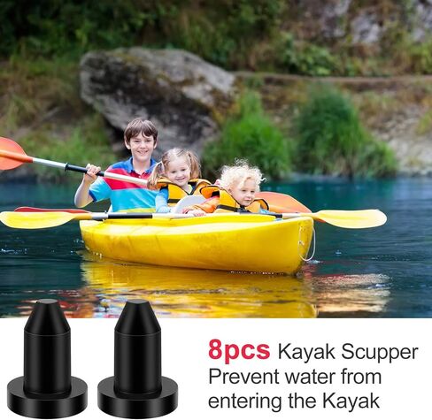 Skylety Kayak Drain Plug Silicone Scupper Plugs Drain Holes Stopper Bung for Most Fishing Boats Kayak,fits for 1/2 Inch Opening in Saudi Arabia