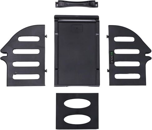 U.S. Solid Label Holder for Rolls and Fan-Fold Labels, 2 in 1 Desktop Shipping Label Roll Holder Width 4.4 inches in Saudi Arabia