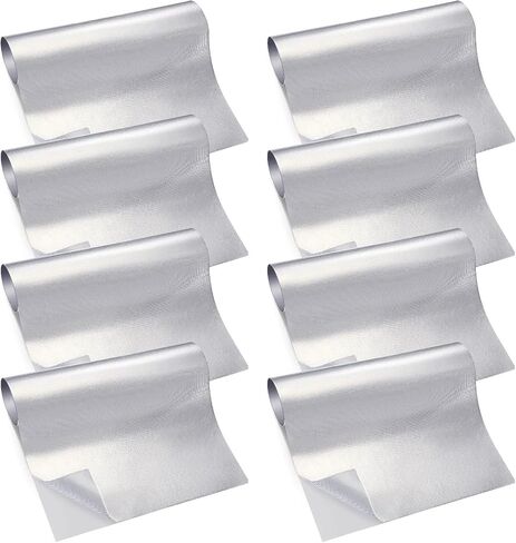 8 Sheet 12'' x 30'' Aluminized Heat Shield Adhesive Backed Thermal Barrier Insulation Wrap Heat Shield Tape Cool Tapes Self Adhesive Heat Resistant Tape for Hose and Auto Use in Saudi Arabia