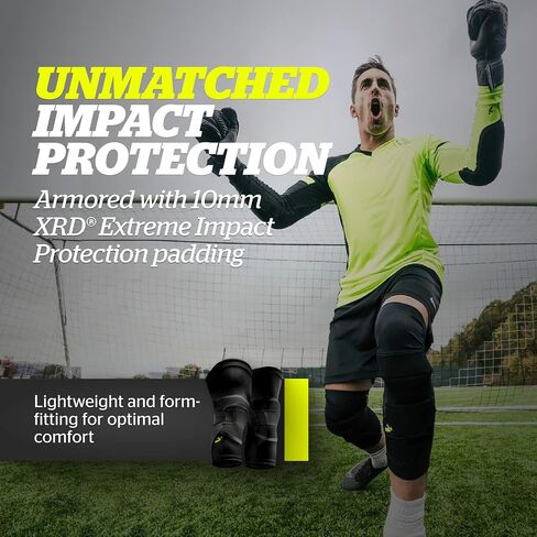 Storelli BodyShield Knee Guards | Padded Compression Knee Guards for Soccer Players | Enhanced Leg Protection in Saudi Arabia