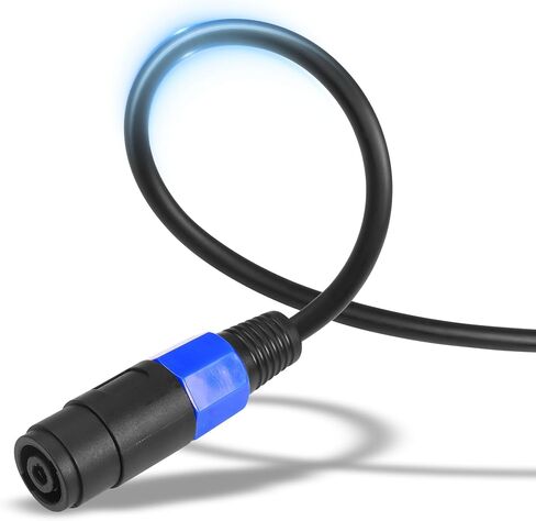 CERRXIAN 1.64FT Speakon Female to 1/4 Male Mono Cable,6.35mm (1/4") TS Plug to Speakon Female Speaker Audio Adapter for DJ/PA Speaker Cord in Saudi Arabia