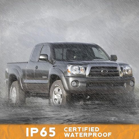 مجموعة المصابيح الأمامية متوافقة مع مجموعات المصابيح الأمامية Toyota Tacoma 2005-2011 لـ 05 06 07 08 09 10 11 مجموعة المصابيح الأمامية Tacoma غطاء أسود كهرماني عاكس للسائق وجانب الركاب in Saudi Arabia