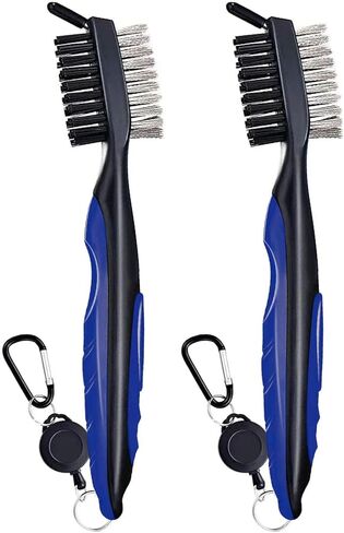 (اختر عبوتين أو حزمة واحدة من فرشاة نادي الجولف - أداة الجولف لتنظيف الأندية القذرة - أزرق in Kuwait